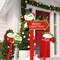 Big Mo's Toys Yard Stakes - Christmas Holiday Glittered Snowman Decorations Outdoor Lawn Signs Display Stakes For Christmas - Lot of 8
